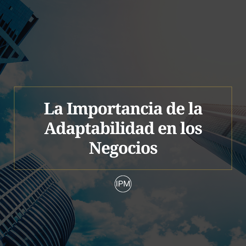 La Importancia de la Adaptabilidad en los Negocios Ignacio Purcell Mena