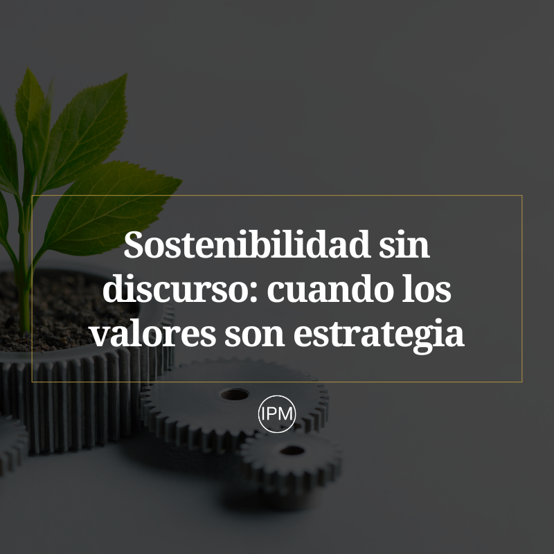 Sostenibilidad sin discurso Ignacio Purcell Mena
